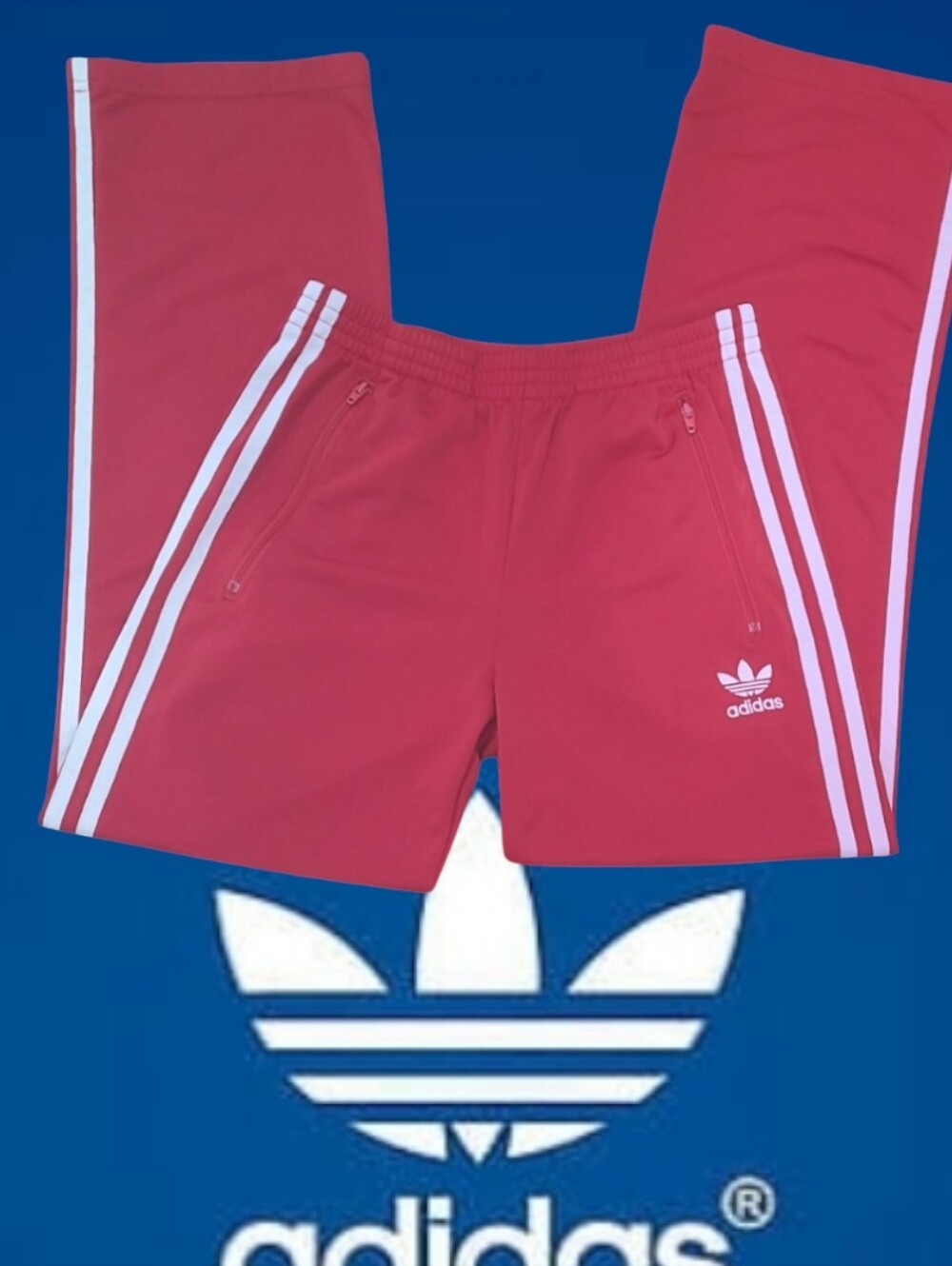 Adidas Boy's Classics Better Scarlet Track Pants